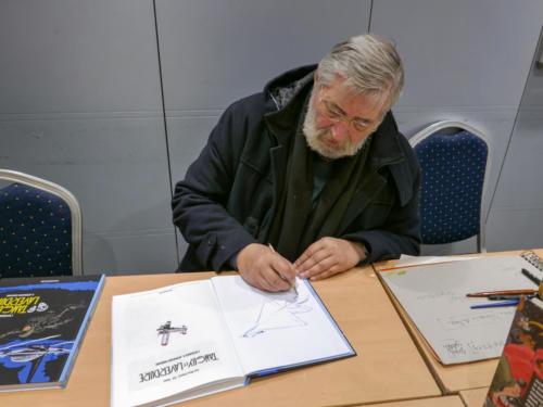 Expo BD-  Le dessinateur de Tanguy et Laverdure