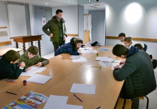 Expo BD- Atelier dessin avec les EEIF