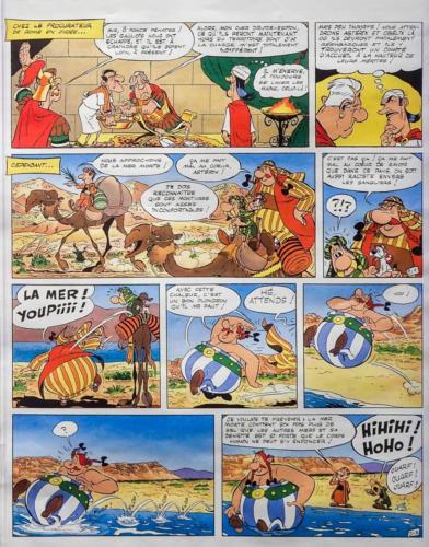 Planche BD - Asterix 