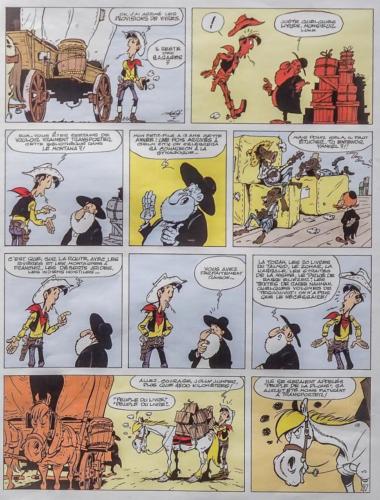 Planche BD - Lucky Luke